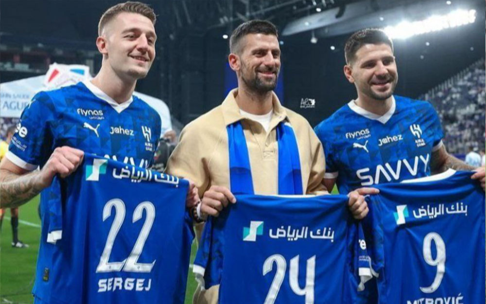 جمع صرب‌ها جمع شد: جوکوویچ در الهلال! (عکس)