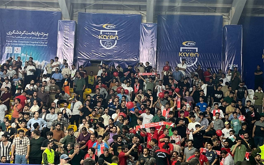 تعلیق محرومیت: دربی والیبال ایران با تماشاگر شد