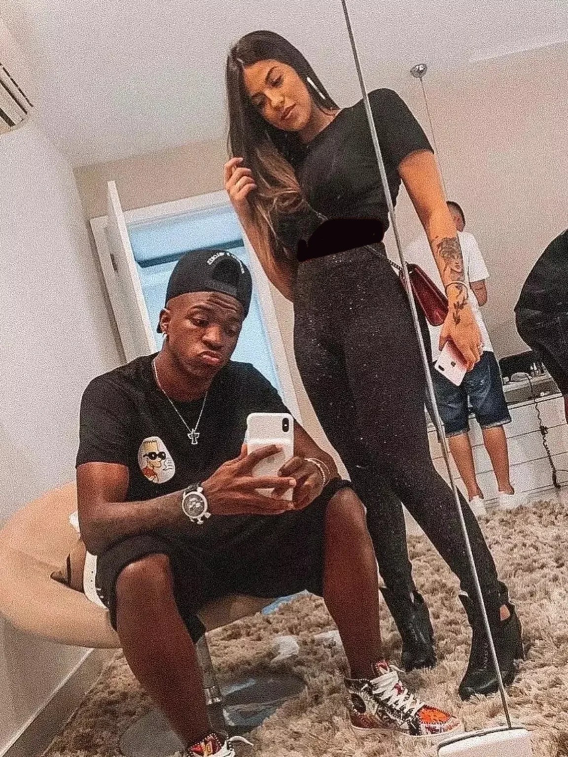 عکس زن وینیسیوس جونیور عکس زن وینیسیوس جونیور