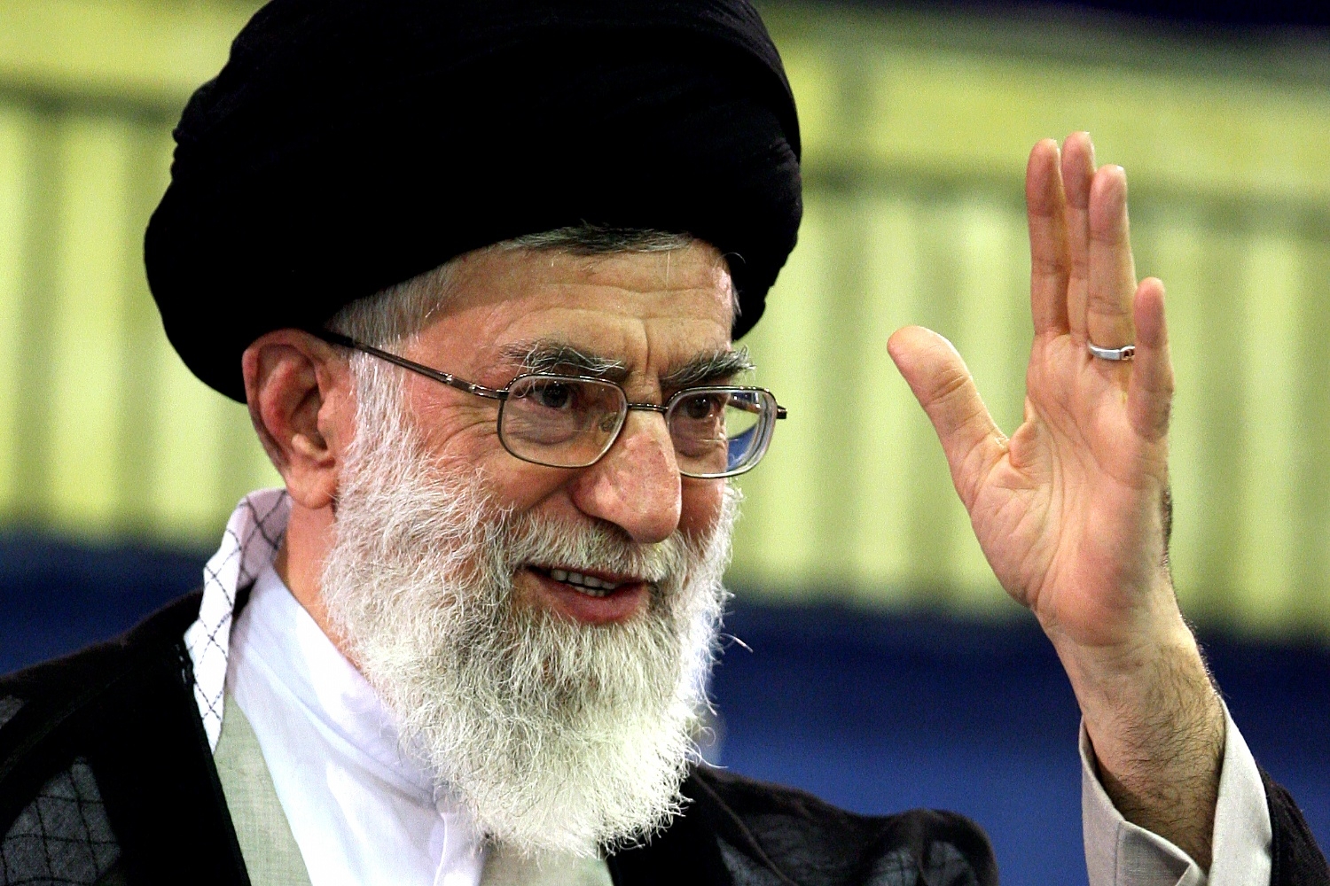 سید علی خامنه ای و همسرش