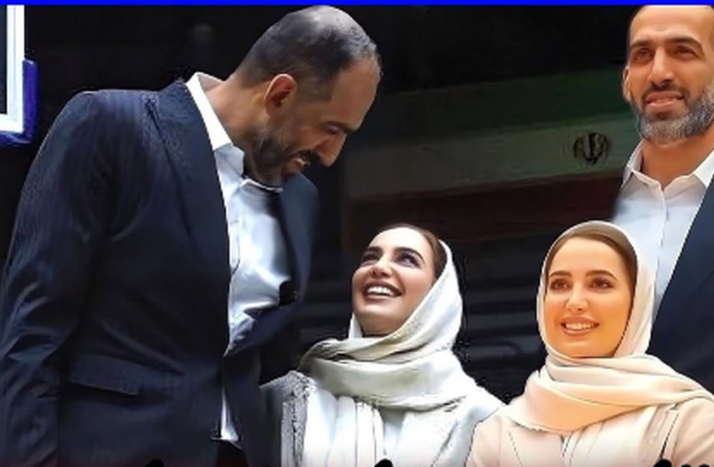لحظه احساسی حامد حدادی با همسرش