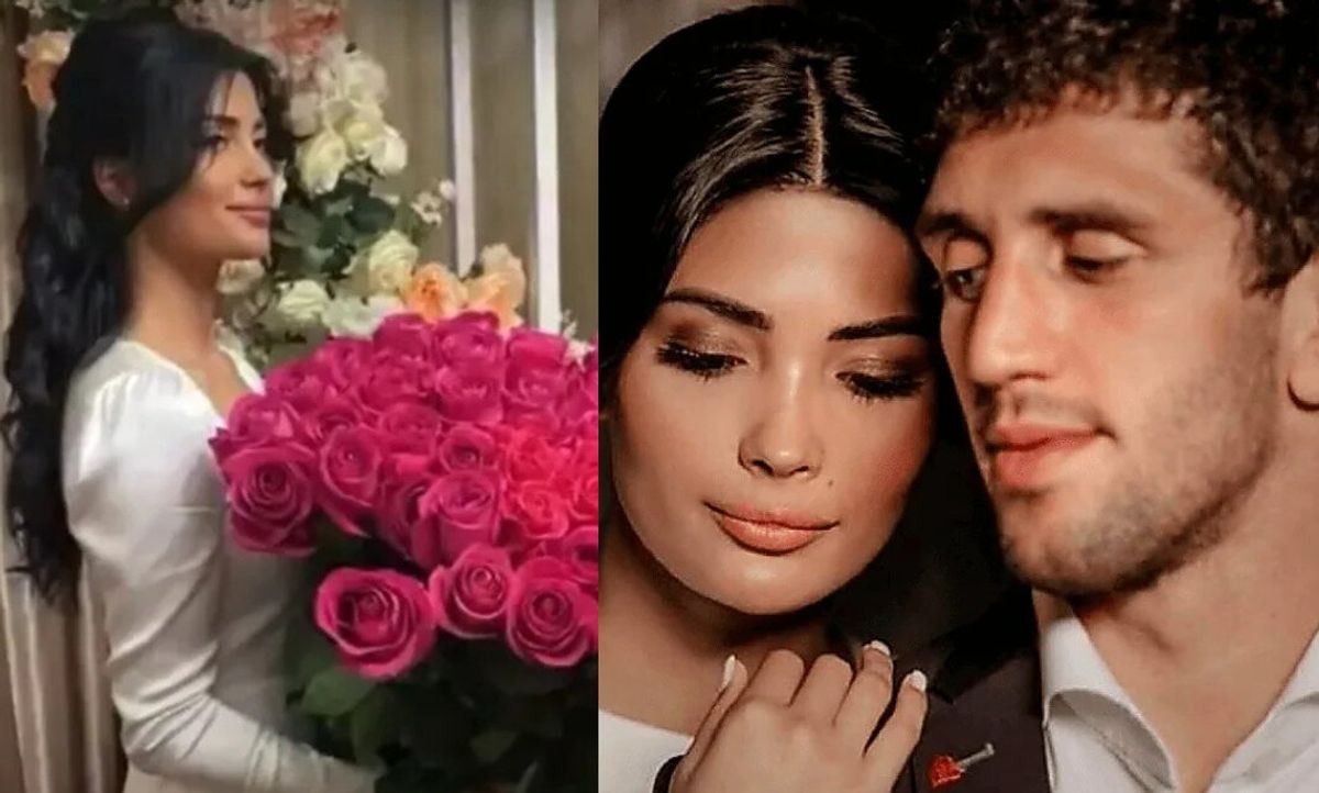 عکس همسر زائوربک سیداکوف