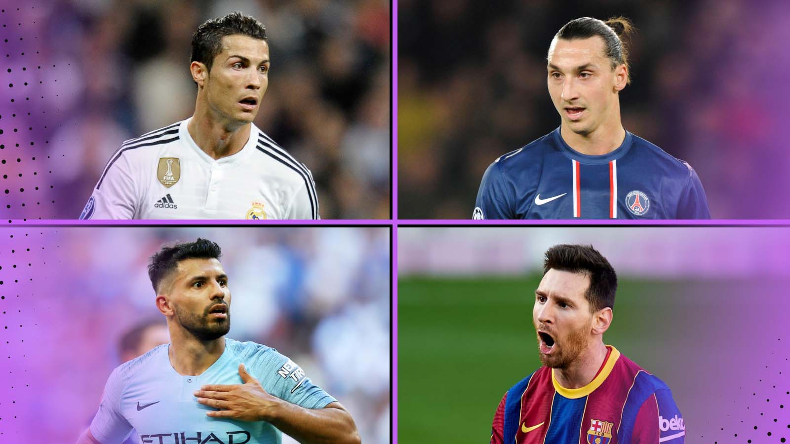 تعداد گل و پاس گل رو در تاریخ پنج لیگ معتبر اروپا 