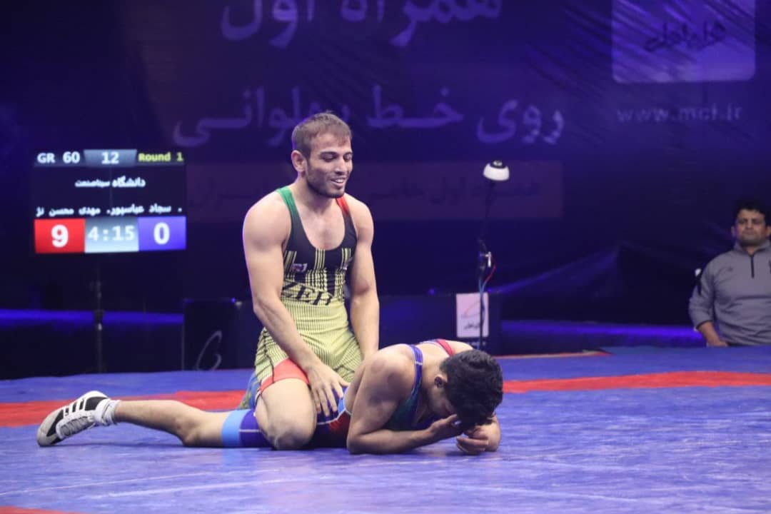 عکس مهدی عباس‌پور کشتی گیر