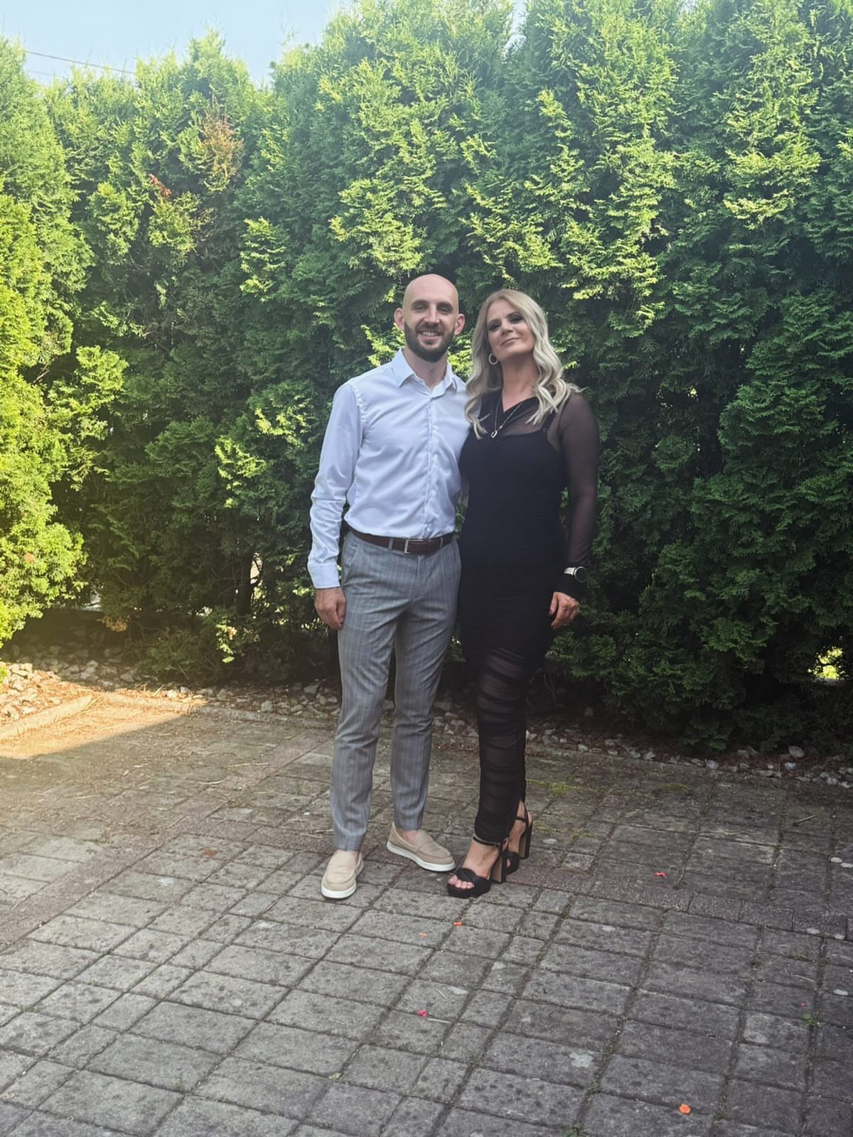 ایگور پوستونسکی و همسر