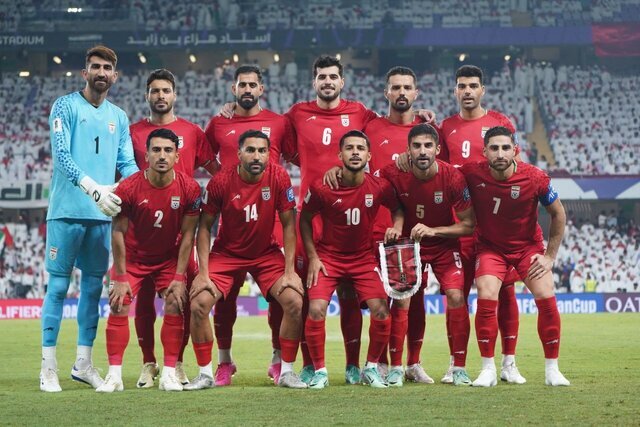 بازیکنان تیم ملی ایران مقابل تانزانیا