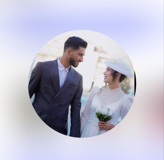 محمد قربانی و همسرش