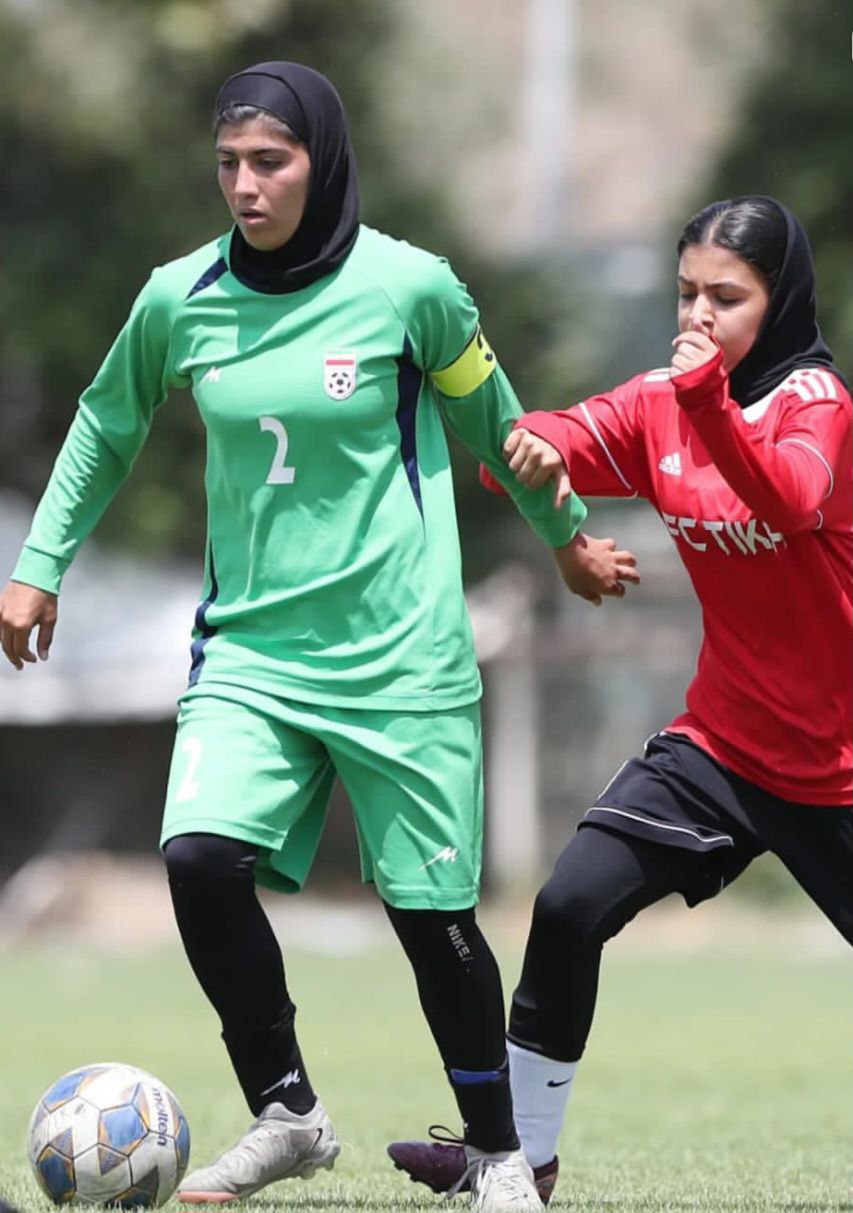 عکس ریحانه کردی فوتبالیست