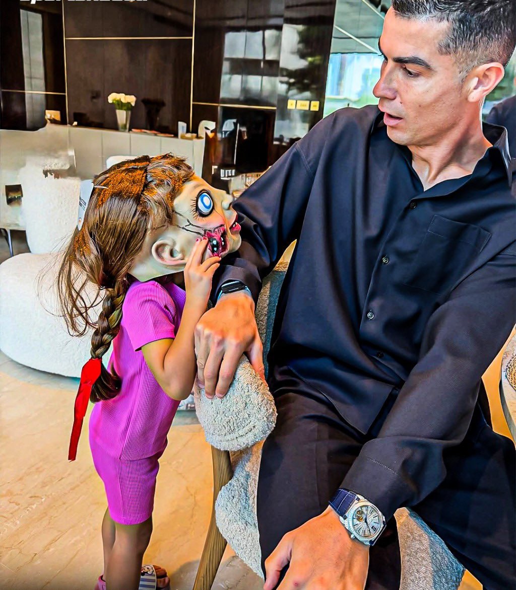 عکس رونالدو در هالووین 2025